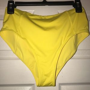 Athleta High Waist Bottom in  Sunshine Yellow XS